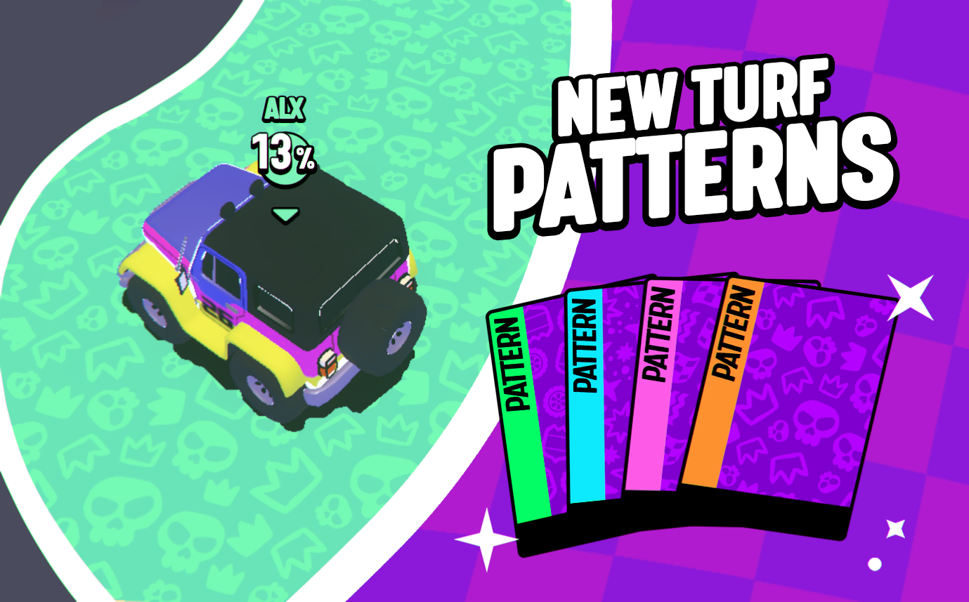 0.4.2 Build update #3: Turf Patterns
